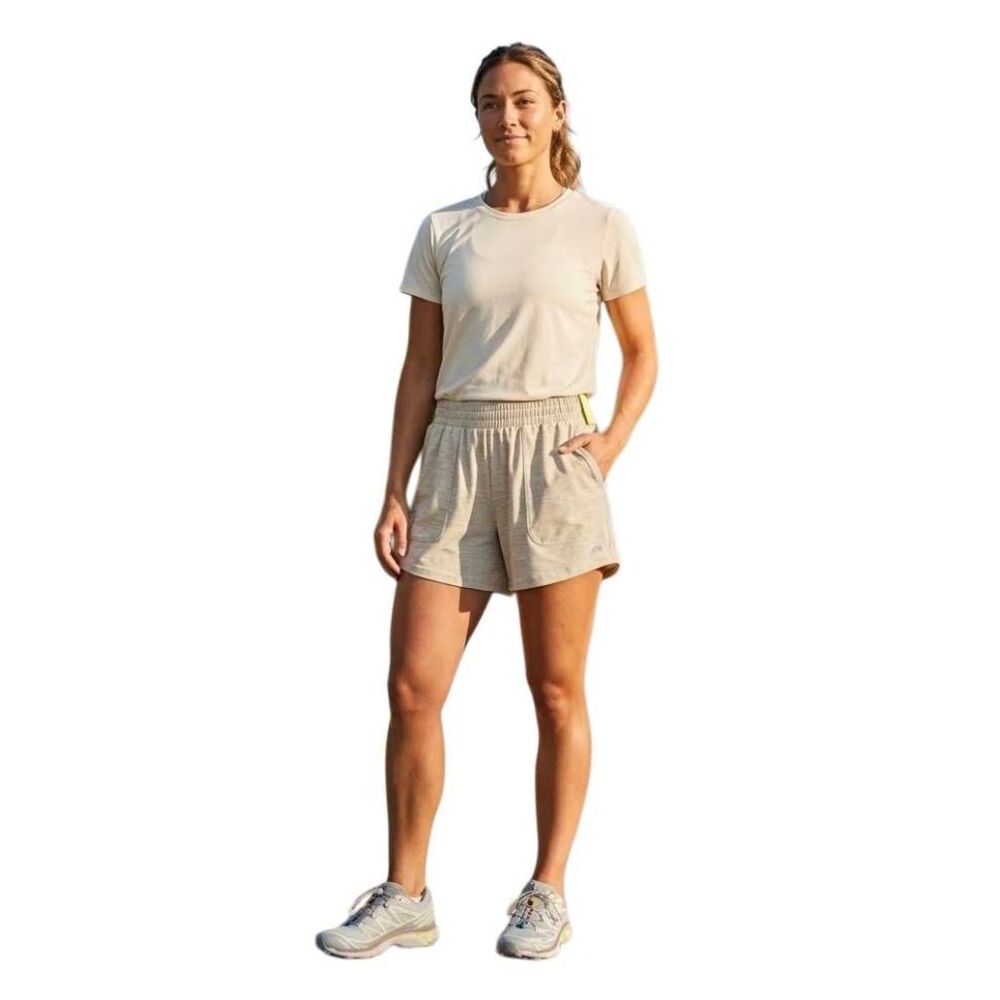 All In Motion Women's Heathered Beige Knit Active Shorts Size XS NWT
